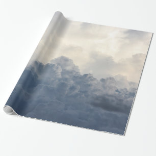 Storm wolvenwolken in de hemel cadeaupapier