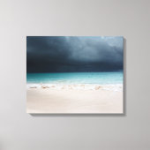 stormachtig strand verpakt canvas (Voorkant)