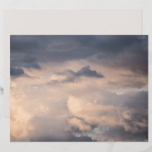 Stormachtig wolken scrapbook papier