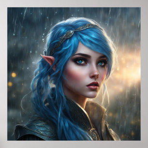 stormachtige elf poster