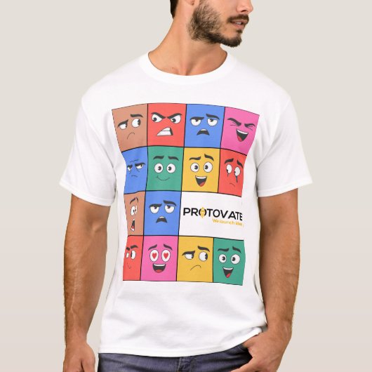 Stormachtige emoties stromen t-shirt (Voorkant)