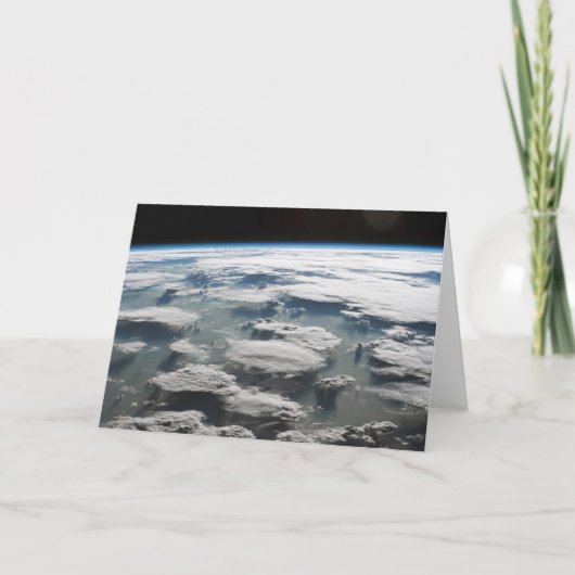 Stormachtige hemel boven de Amazone Kaart (Voorkant)