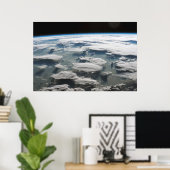 Stormachtige hemel boven de Amazone Poster (Thuiskantoor)