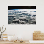 Stormachtige hemel boven de Amazone Poster (Keuken)