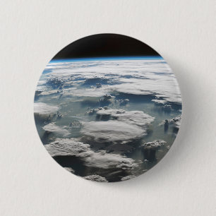 Stormachtige hemel boven de Amazone Ronde Button 5,7 Cm