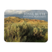 Stormachtige lucht Fossil Butte National Monument Magneet (Horizontaal)