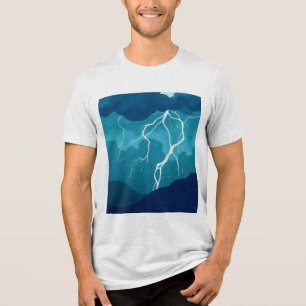 stormachtige lucht Tri-Blend shirt