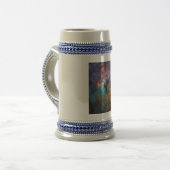 Stormachtige Zeeen van Lagune Nebula in Boogschutt Bierpul (Voorkant links)