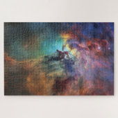 Stormachtige Zeeen van Lagune Nebula in Boogschutt Legpuzzel (Horizontaal)