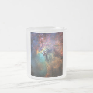 Stormachtige Zeeen van Lagune Nebula in Boogschutt Matglas Koffiemok