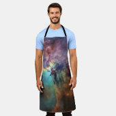 Stormachtige Zeeen van Lagune Nebula in Boogschutt Schort (Gedragen)