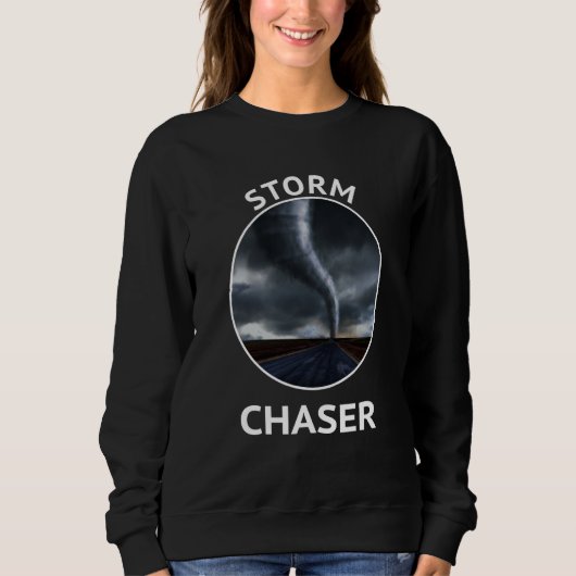 StormChaser Weather Tornado Hurricane Apparel Men  Trui (Voorkant)