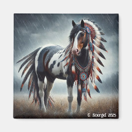 Stormen hengsten Native American Paint Horse Magne Magneet