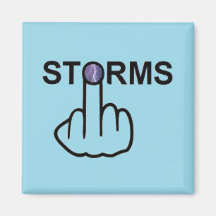 Stormen omdraaien magneet