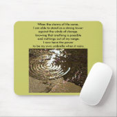 Stormen van het leven muismat (Met muis)