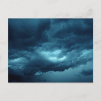 Stormen wolken briefkaart