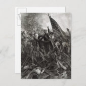 Storming van Stony Point, juli 1779 Briefkaart (Voorkant / Achterkant)