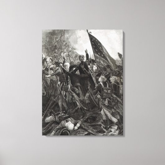 Storming van Stony Point, juli 1779 Canvas Afdruk (Voorkant)