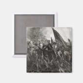Storming van Stony Point, juli 1779 Magneet (Voorkant / Achterkant)