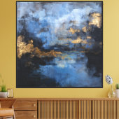 Stormlight Horizon – Art mural abstrait (Insitu(Salon))
