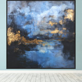 Stormlight Horizon – Art mural abstrait (Insitu (Plancher de Bois))