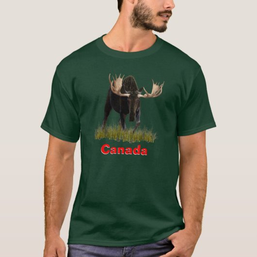 Stormloopende elandstier t-shirt (Voorkant)