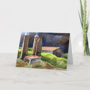 "Storm's coming #6" Country Roads Carte de voeux