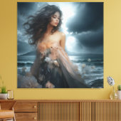 Storm's Ethereal Embrace Canvas Afdruk (Insitu (Woonkamer))