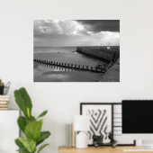 Stormy Bridlington Poster (Thuiskantoor)