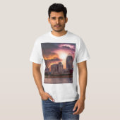 Stormy Cincinnati Great American Ball Park T-Shirt (Devant entier)