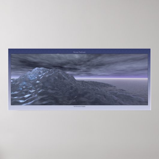 Stormy Daybreak Poster (Voorkant)