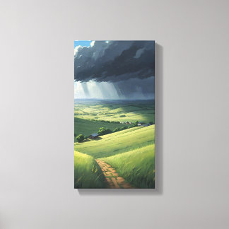 Stormy Europe Canvas Muurkunst Afdruk