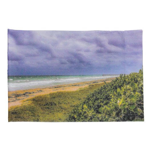 Stormy Jupiter Beach Kussensloop (Achterkant-Rechts)