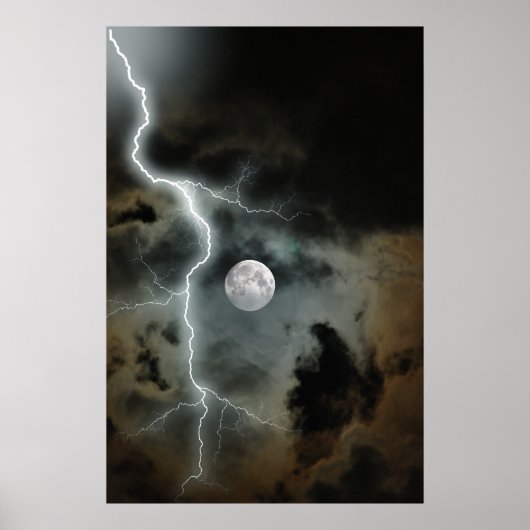 Stormy Moon Poster (Voorkant)