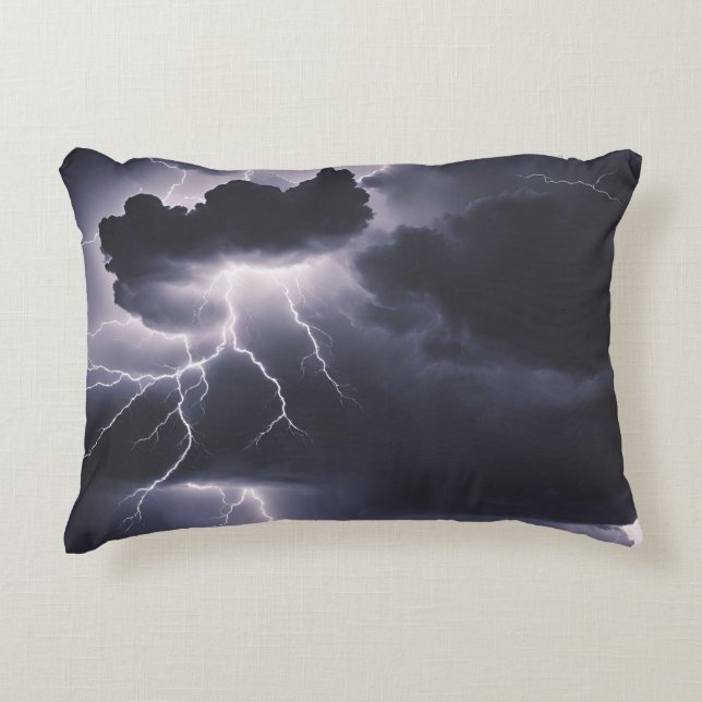 Stormy Night Accent Kussen (Voorkant)