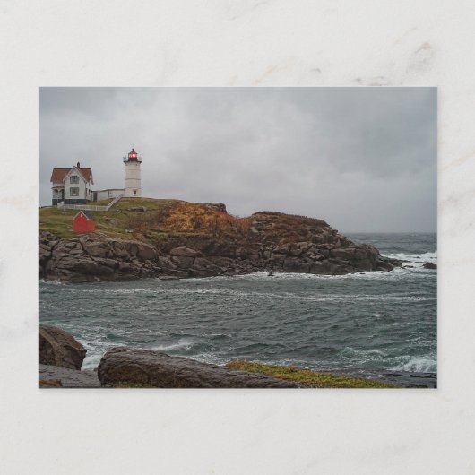 Stormy Nubble Briefkaart (Voorkant)