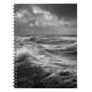 Stormy Ocean Waves Carnet noir