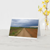 Stormy Path Landscape Kaart (Gele Bloem)