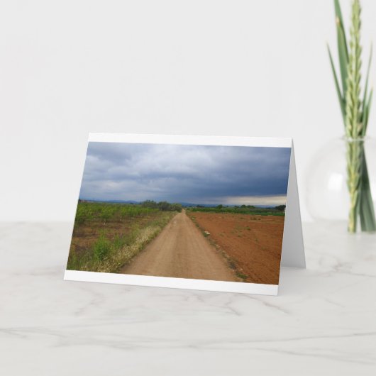 Stormy Path Landscape Kaart (Voorkant)