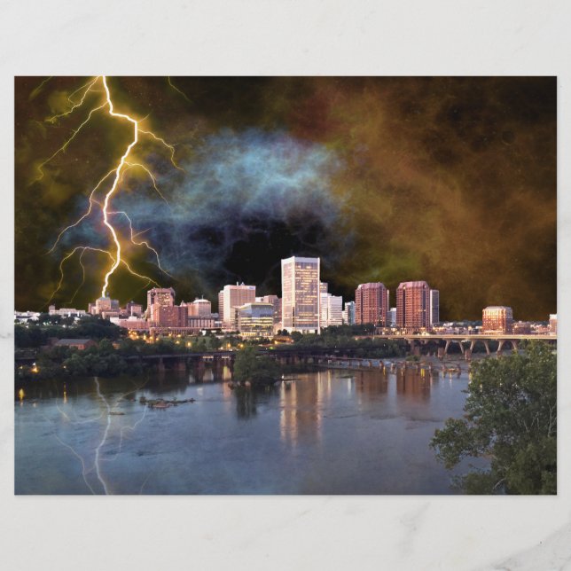 Stormy Richmond Skyline (Voorkant)
