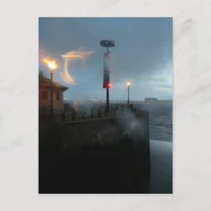 Stormy River Mersey Briefkaart