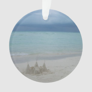 Stormy Sandcastle Beach Landscape