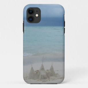 Stormy Sandcastle Beach Landscape Photo iPhone 11 Hoesje