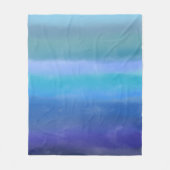 Stormy Skies Abstracte Kunst Fleece Deken (Voorkant)