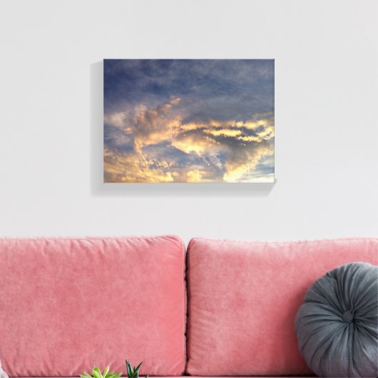 Stormy Sky Canvas Afdruk (Insitu (Woonkamer))