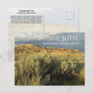 Stormy Sky Fossil Butte National Monument Wyoming Briefkaart