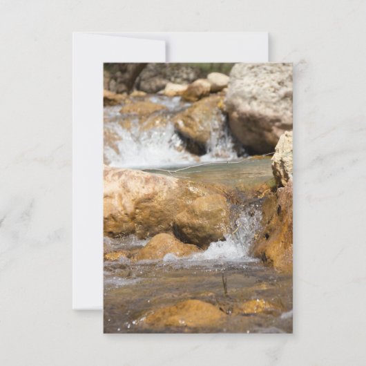 Stormy stream in het voorjaar (Voorkant)