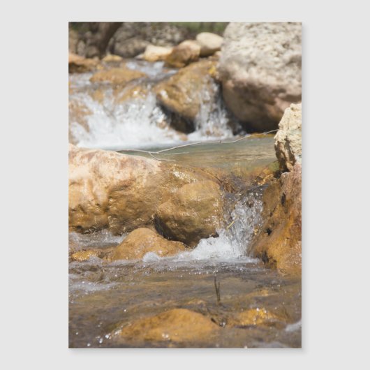 Stormy stream in het voorjaar (Voorkant)