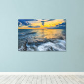 Stormy Sundown Canvas Afdruk (Insitu (Houten vloer))