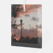 Stormy Texas Sunset Glas Ornament (Voorkant links)